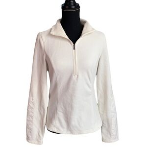Express Women’s White Long Sleeve Fleece Size Medium